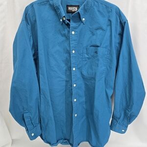 Classic Teal Button-Down Shirt